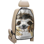 Watercolor Sloth Print Car Seat Organizers