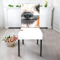 Watercolor Sloth Print Dining Chair Slipcover