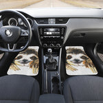 Watercolor Sloth Print Front and Back Car Floor Mats