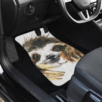 Watercolor Sloth Print Front Car Floor Mats