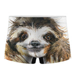 Watercolor Sloth Print Men's Boxer Briefs