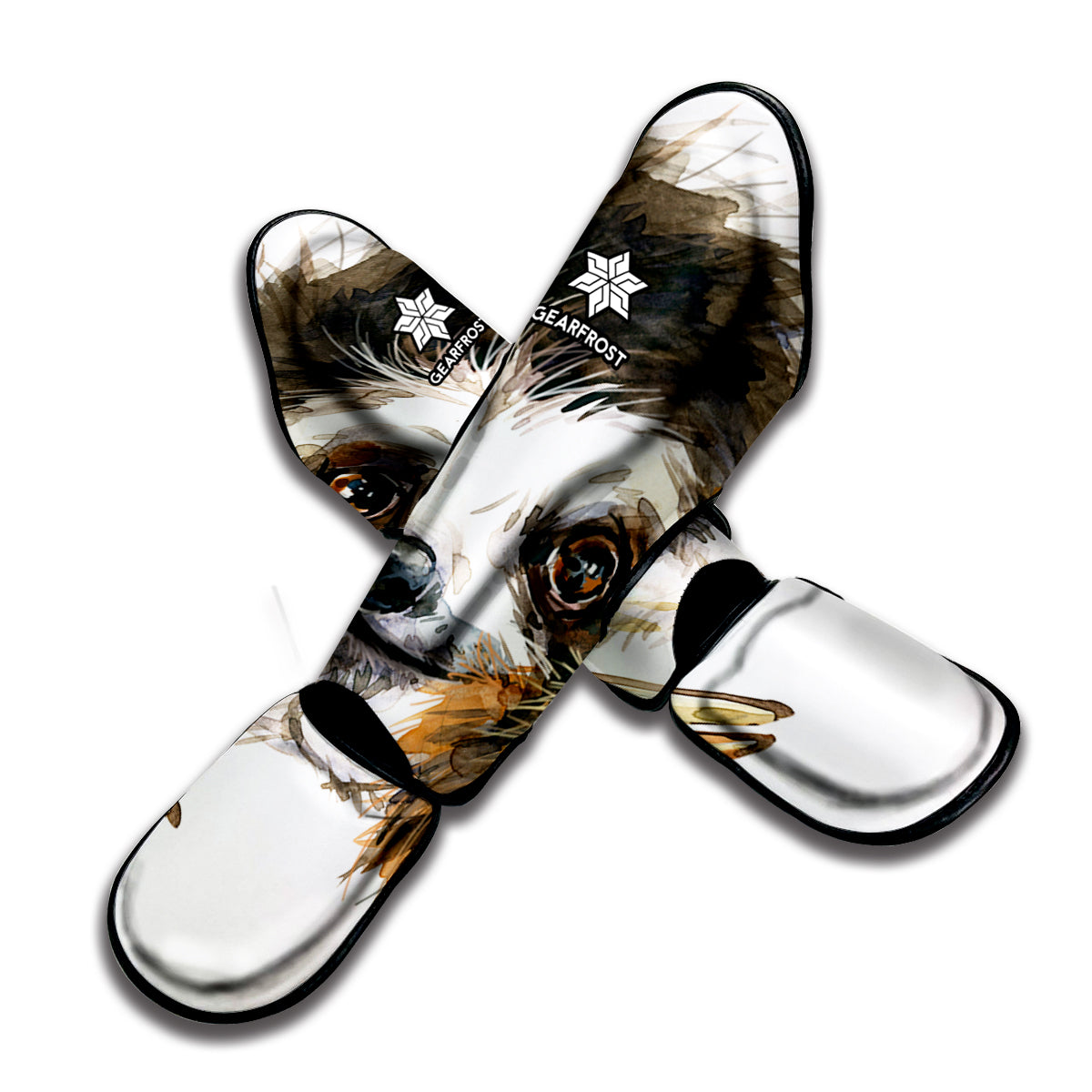 Watercolor Sloth Print Muay Thai Shin Guard