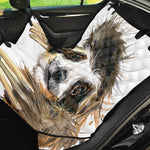 Watercolor Sloth Print Pet Car Back Seat Cover