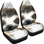 Watercolor Sloth Print Universal Fit Car Seat Covers