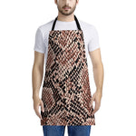 Watercolor Snakeskin Print Apron