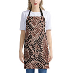 Watercolor Snakeskin Print Apron