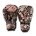 Watercolor Snakeskin Print Boxing Gloves