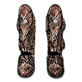 Watercolor Snakeskin Print Muay Thai Shin Guards