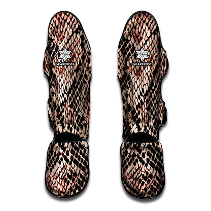 Watercolor Snakeskin Print Muay Thai Shin Guard