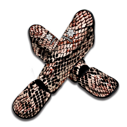 Watercolor Snakeskin Print Muay Thai Shin Guard