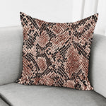 Watercolor Snakeskin Print Pillow Cover