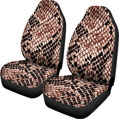 Watercolor Snakeskin Print Universal Fit Car Seat Covers
