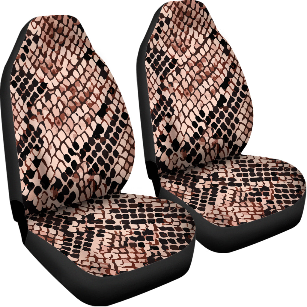 Watercolor Snakeskin Print Universal Fit Car Seat Covers