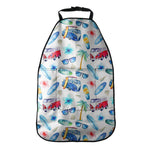 Watercolor Surfing Pattern Print Car Seat Organizers