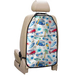 Watercolor Surfing Pattern Print Car Seat Organizers