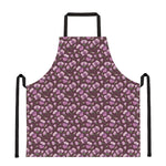 Watercolor Sweet Pea Pattern Print Apron