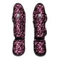 Watercolor Sweet Pea Pattern Print Muay Thai Shin Guards