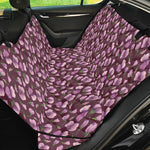 Watercolor Sweet Pea Pattern Print Pet Car Back Seat Cover