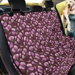 Watercolor Sweet Pea Pattern Print Pet Car Back Seat Cover