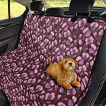 Watercolor Sweet Pea Pattern Print Pet Car Back Seat Cover