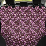 Watercolor Sweet Pea Pattern Print Pet Car Back Seat Cover