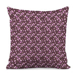 Watercolor Sweet Pea Pattern Print Pillow Cover