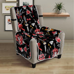 Watercolor Tattoo Print Armchair Protector