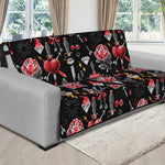 Watercolor Tattoo Print Futon Protector