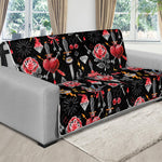 Watercolor Tattoo Print Futon Protector