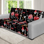 Watercolor Tattoo Print Futon Protector