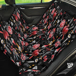 Watercolor Tattoo Print Pet Car Back Seat Cover