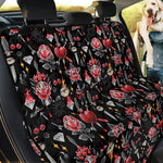 Watercolor Tattoo Print Pet Car Back Seat Cover