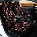 Watercolor Tattoo Print Universal Fit Car Seat Covers