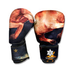 Watercolor Taurus Zodiac Sign Print Boxing Gloves