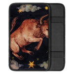 Watercolor Taurus Zodiac Sign Print Car Center Console Cover