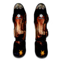 Watercolor Taurus Zodiac Sign Print Muay Thai Shin Guards