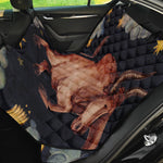 Watercolor Taurus Zodiac Sign Print Pet Car Back Seat Cover
