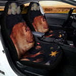 Watercolor Taurus Zodiac Sign Print Universal Fit Car Seat Covers