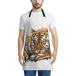 Watercolor Tiger Print Apron