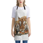 Watercolor Tiger Print Apron