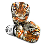 Watercolor Tiger Print Boxing Gloves