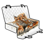 Watercolor Tiger Print Pet Car Back Seat Cover