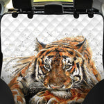 Watercolor Tiger Print Pet Car Back Seat Cover