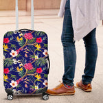 Watercolor Tropical Flower Pattern Print Luggage Cover GearFrost