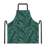 Watercolor Tropical Leaf Pattern Print Apron