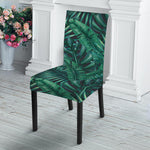 Watercolor Tropical Leaf Pattern Print Dining Chair Slipcover