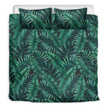 Watercolor Tropical Leaf Pattern Print Duvet Cover Bedding Set