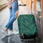 Watercolor Tropical Leaf Pattern Print Luggage Cover GearFrost