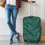 Watercolor Tropical Leaf Pattern Print Luggage Cover GearFrost
