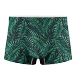 Watercolor Tropical Leaf Pattern Print Men's Boxer Briefs
